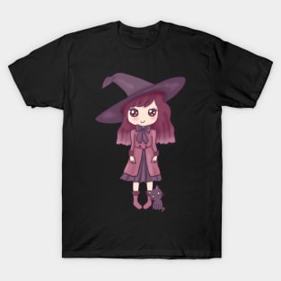 Cute chibi witch girl T-Shirt